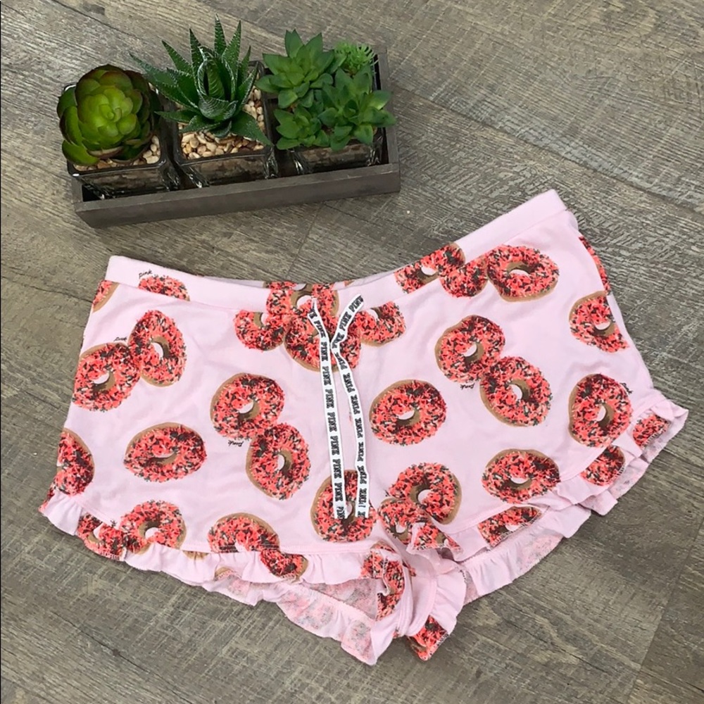 Victoria’s Secret PINK donut sleep shorts NWOT